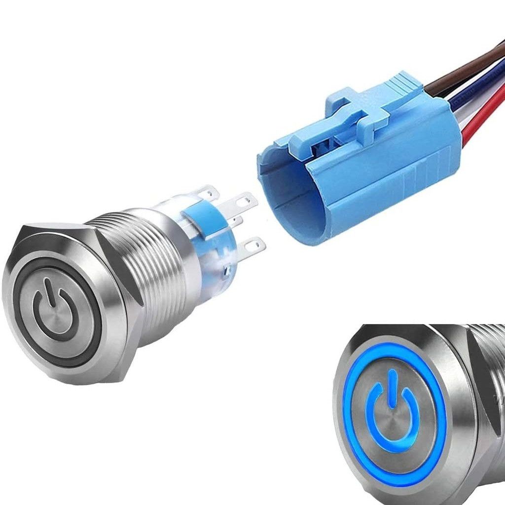 LED TASTER 16mm. - PLAVI Beograd Zemun